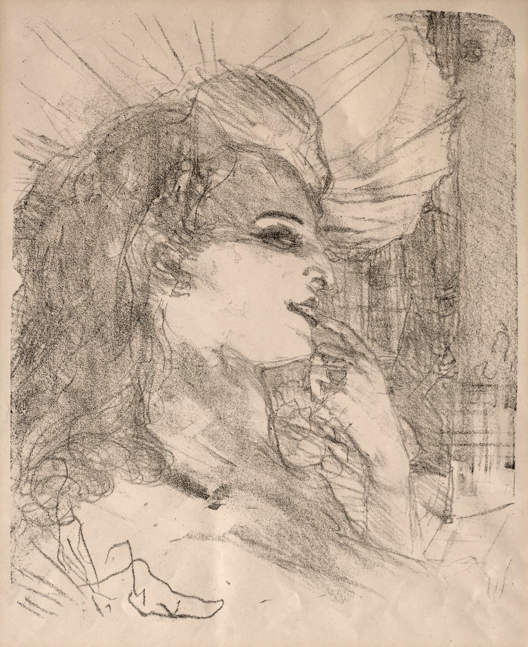 Näyttelijöiden ja näyttelijöiden muotokuvia: Kolmetoista litografiaa: Anna Held tekijältä Henri de Toulouse Lautrec