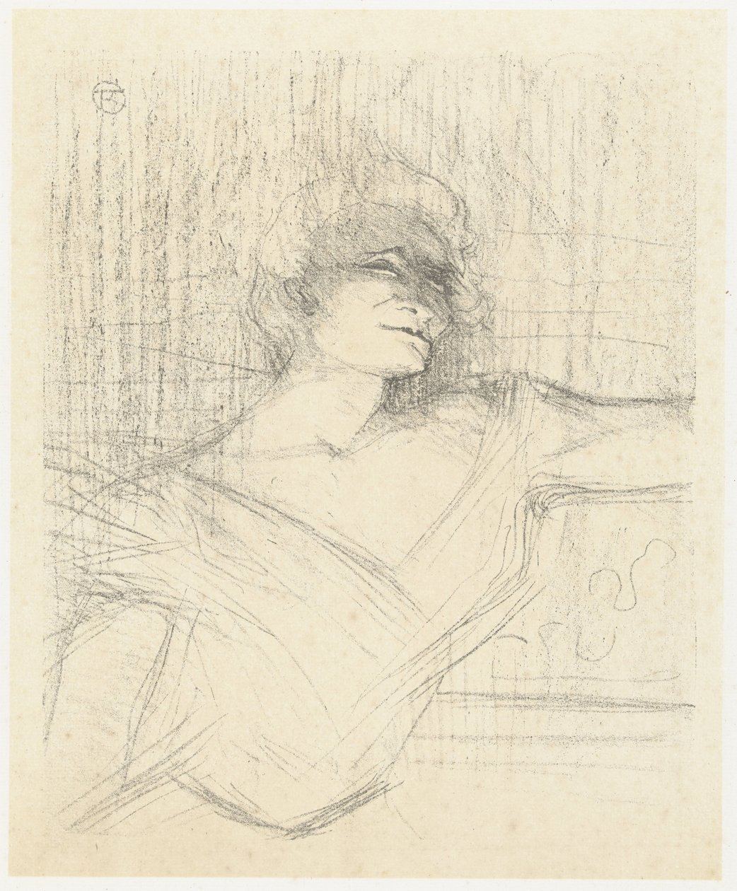 Portret van näyttelijä Yvette Guilbert elokuvassa Dans la Glu Yvette Guilbert Liimassa Yvette Guilbert: Englantilainen sarja (sarjan nimi) tekijältä Henri de Toulouse Lautrec