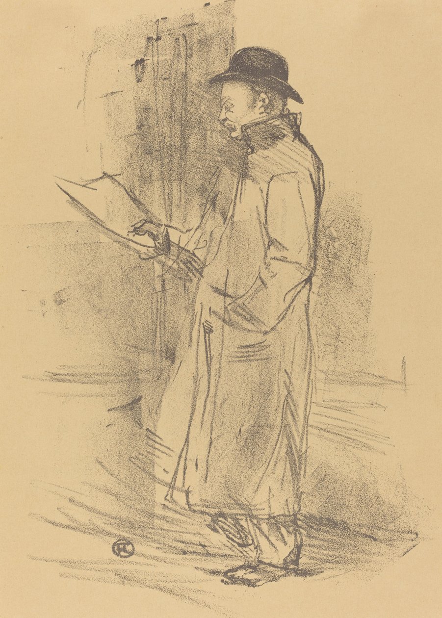 Ohjelma Benefice Gemierille Program du Bénéfice Gemier, 1897. tekijältä Henri de Toulouse Lautrec