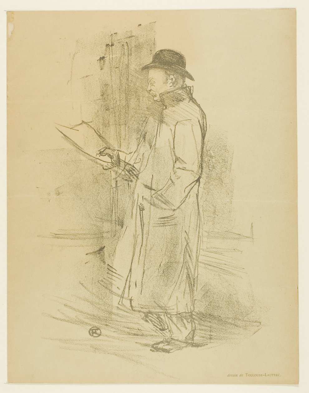 Ohjelma Gémier Benefitille tekijältä Henri de Toulouse Lautrec