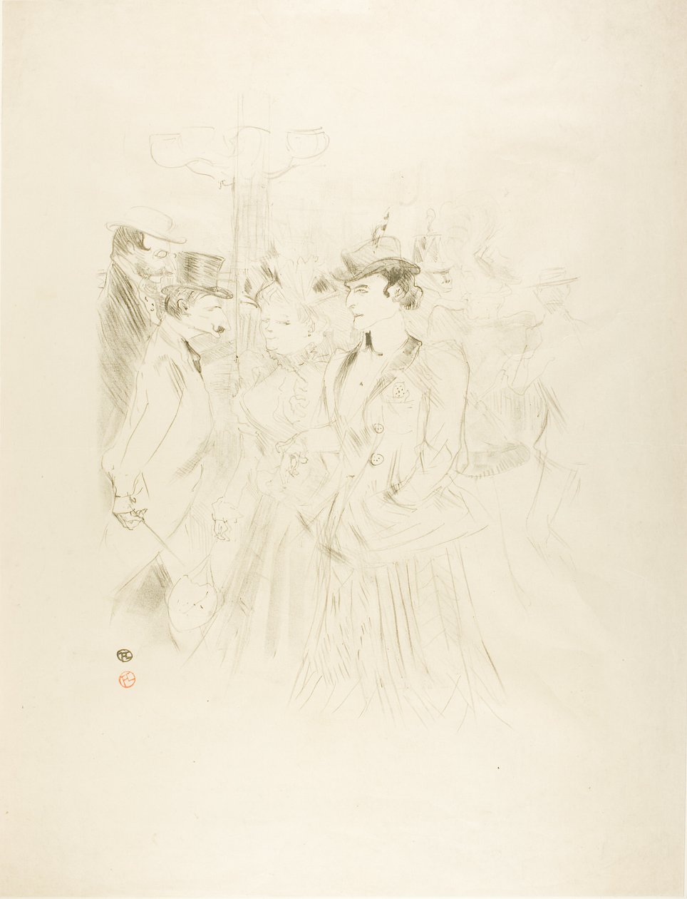 Promenade tekijältä Henri de Toulouse Lautrec