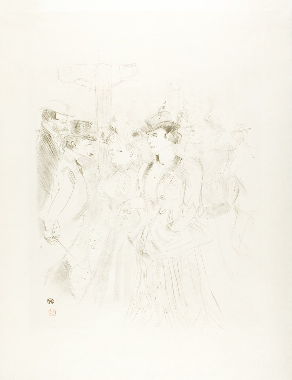 Promenade tekijältä Henri de Toulouse Lautrec