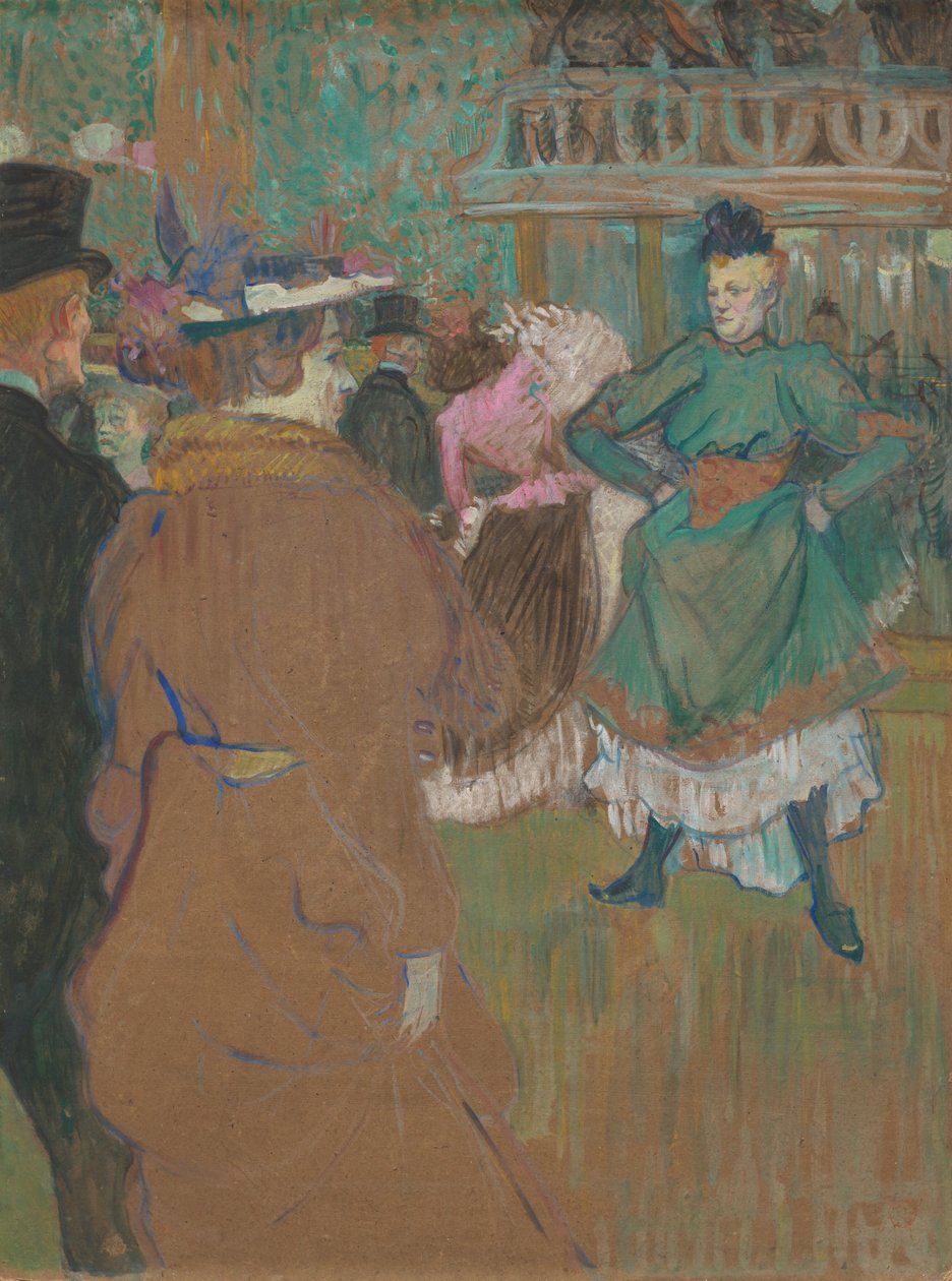 Quadrille Moulin Rougessa, 1892. tekijältä Henri de Toulouse Lautrec