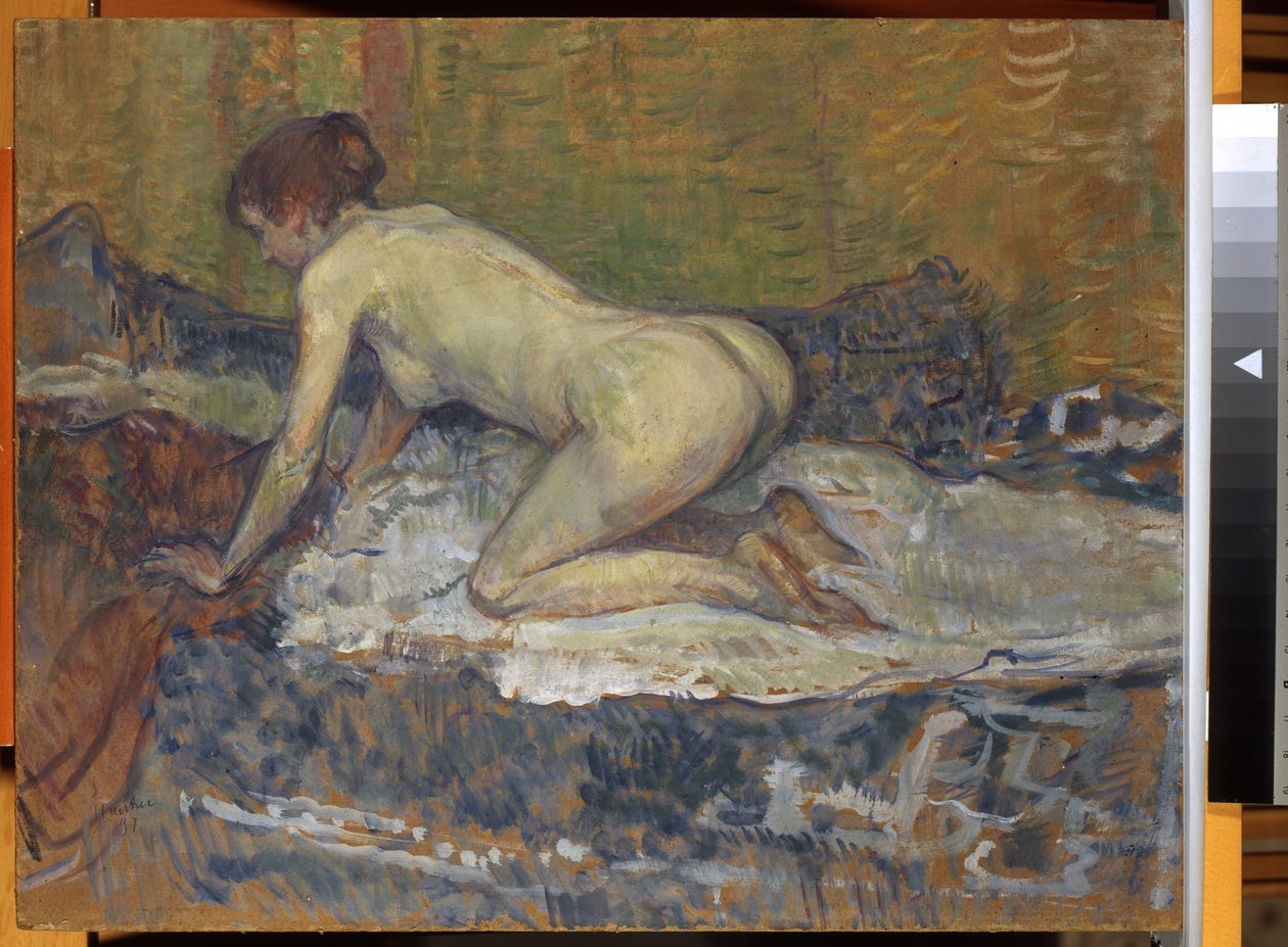 Huonekalut ja erilaiset esineet 1100- ja 1300-luvuilta tekijältä Henri de Toulouse Lautrec