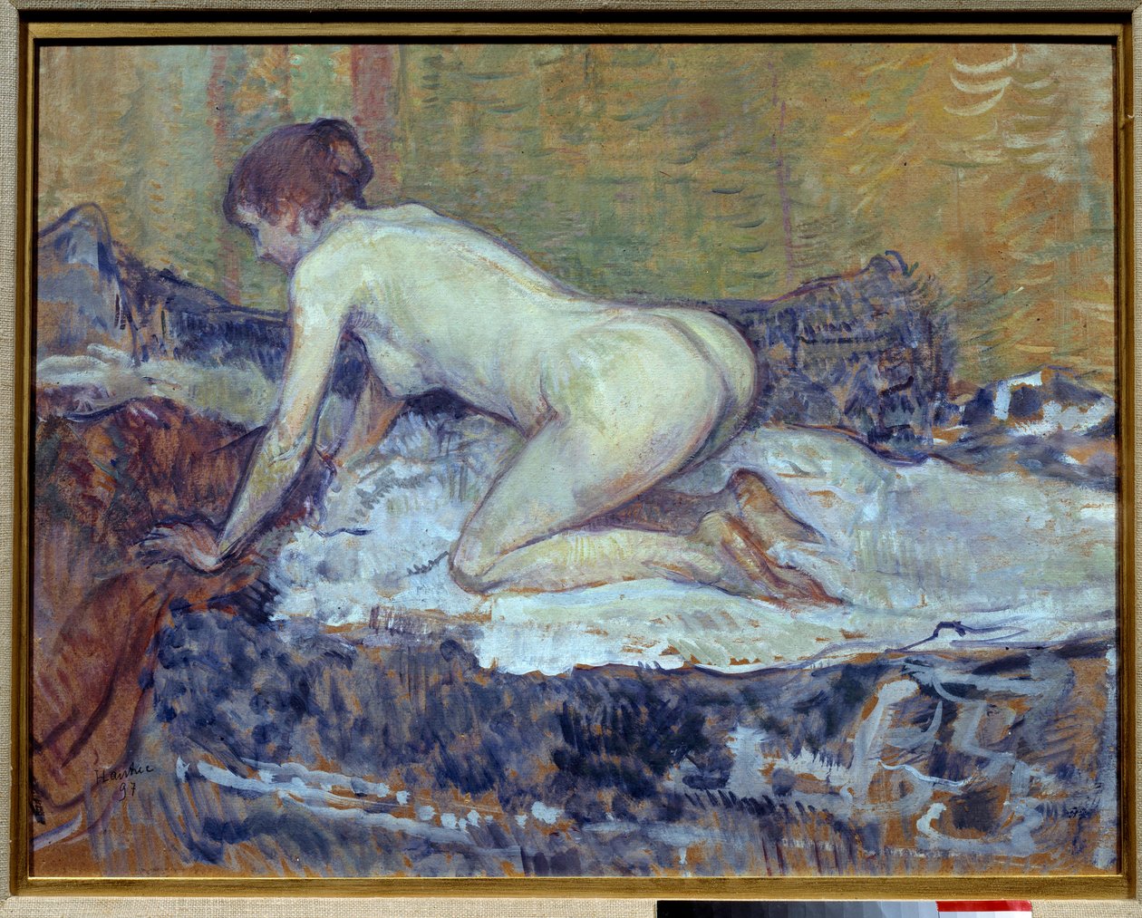 Punainen, pään alaston hiipivä tekijältä Henri de Toulouse Lautrec