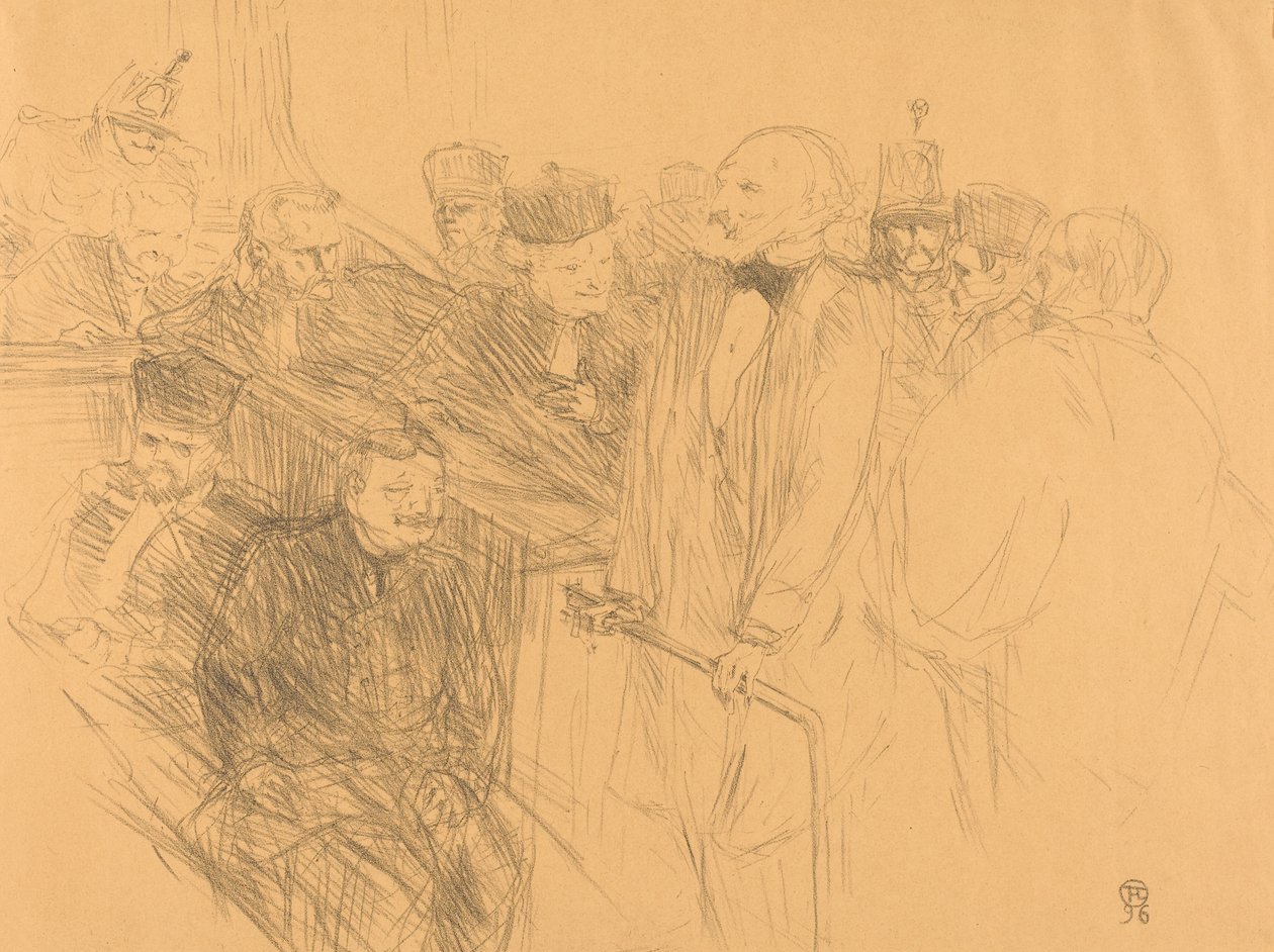 Deposició de Ribot Deposició de Ribot, 1896. finlandès tekijältä Henri de Toulouse Lautrec