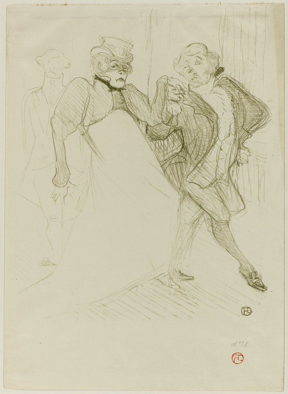 Réjane ja Galipaux, Madame Sans-Gênessa tekijältä Henri de Toulouse Lautrec