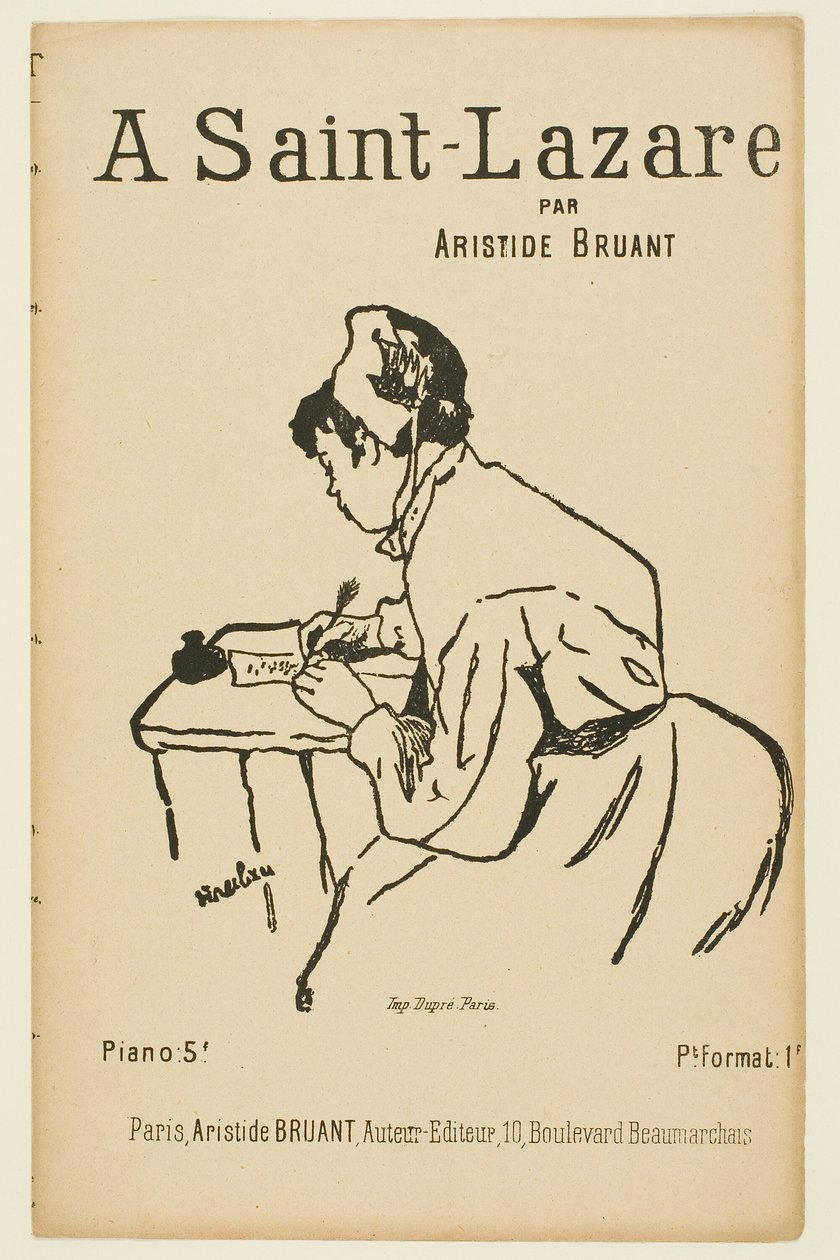Saint Lazaressa tekijältä Henri de Toulouse Lautrec