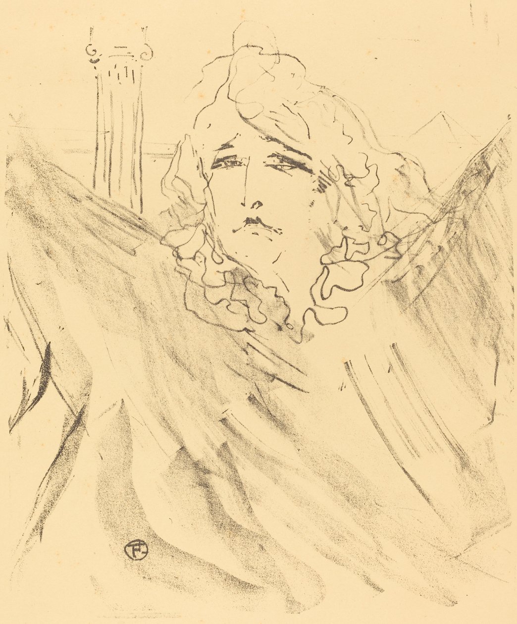 Sarah Bernhardt Kleopatrassa Sarah Bernhardt Kleopatrassa, 1896. tekijältä Henri de Toulouse Lautrec