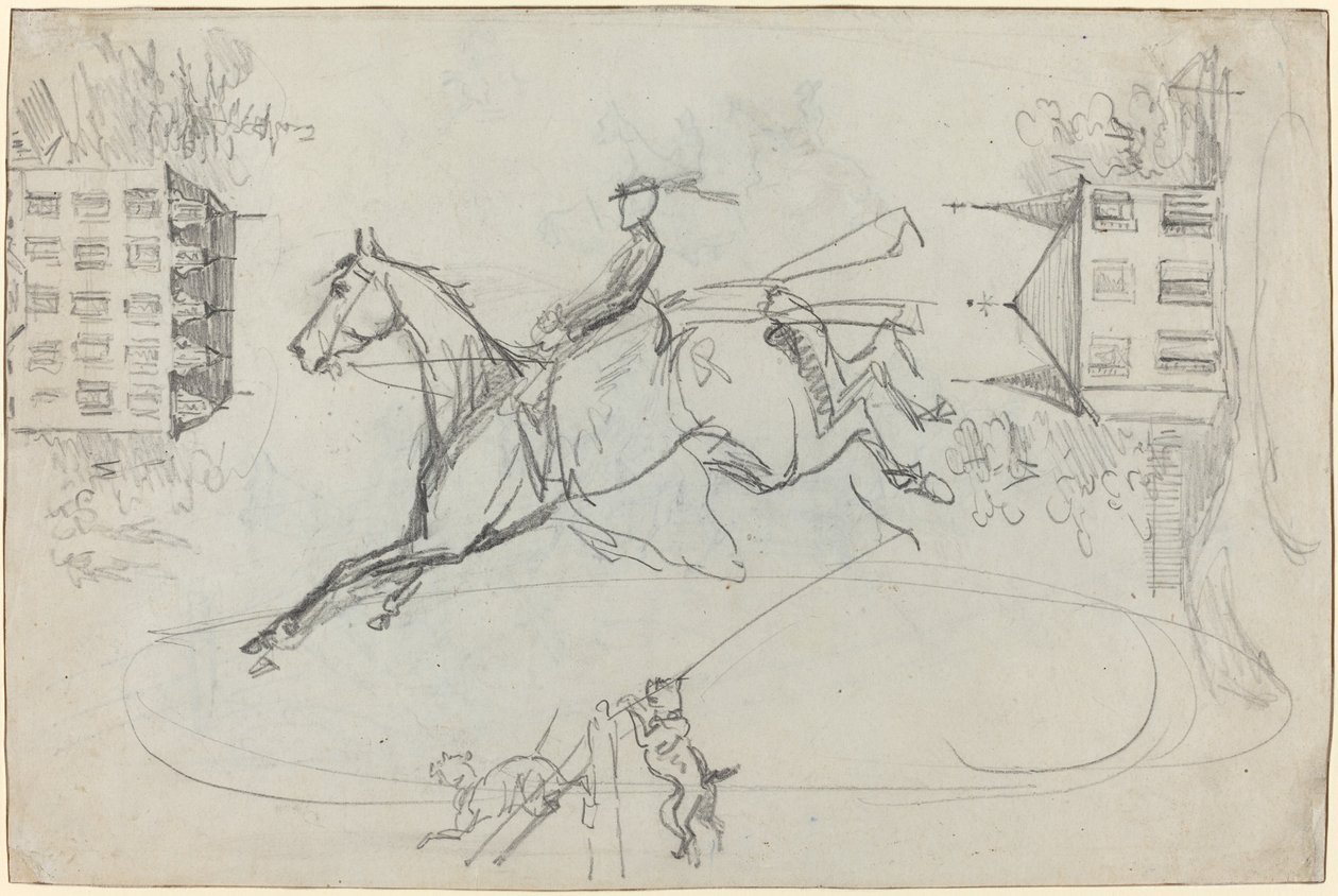 Sheet of Sketches, c. 1881. tekijältä Henri de Toulouse Lautrec