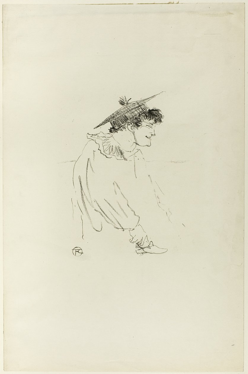 Pieni englantilainen tyttö (Miss Dolly) tekijältä Henri de Toulouse Lautrec
