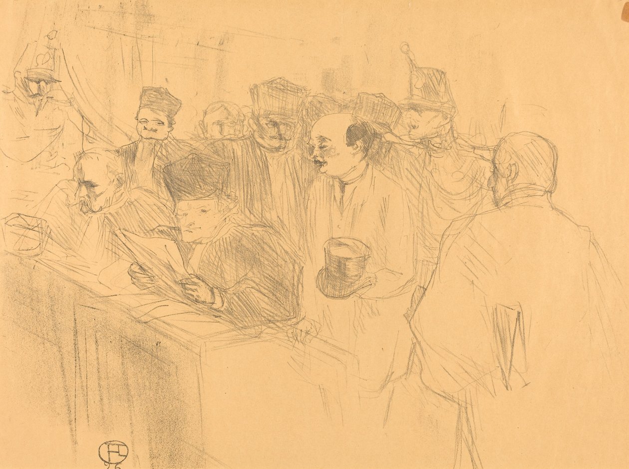 Soudais Deposition tekijältä Henri de Toulouse Lautrec