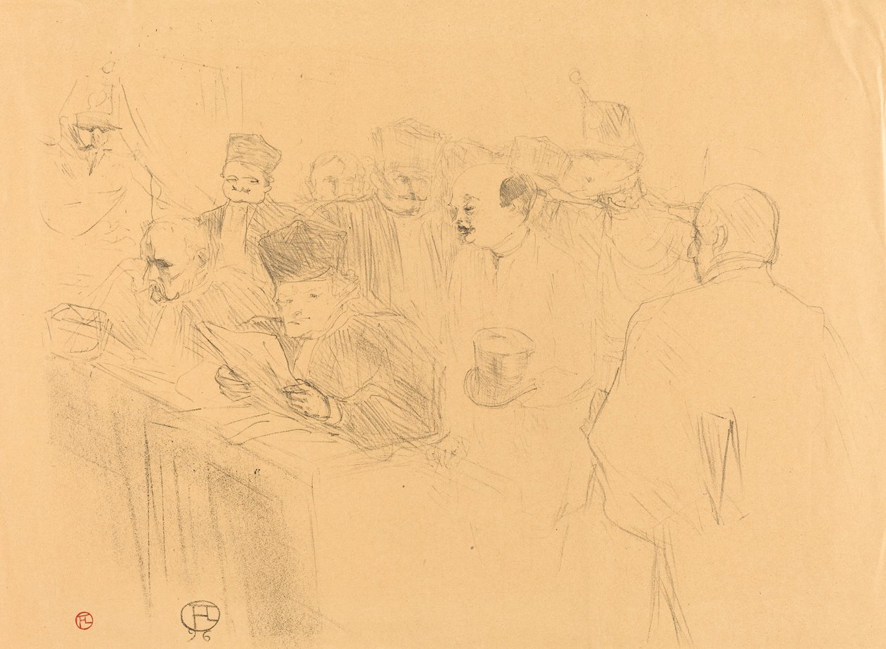 Soudais Deposition Soudais Deposition, 1896. tekijältä Henri de Toulouse Lautrec