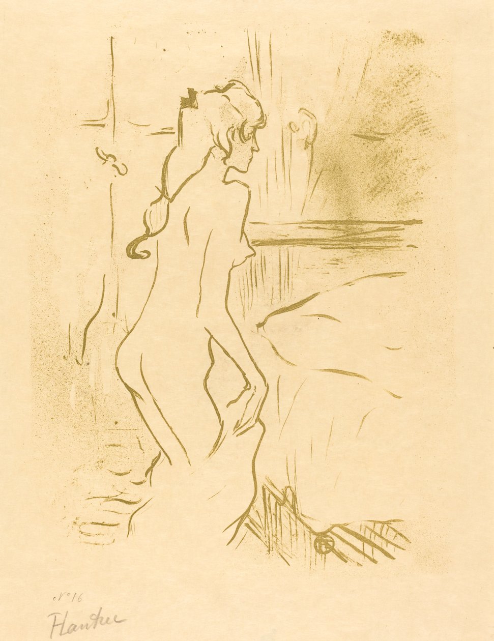Tutkimus naisesta (Etude de femme) tekijältä Henri de Toulouse Lautrec