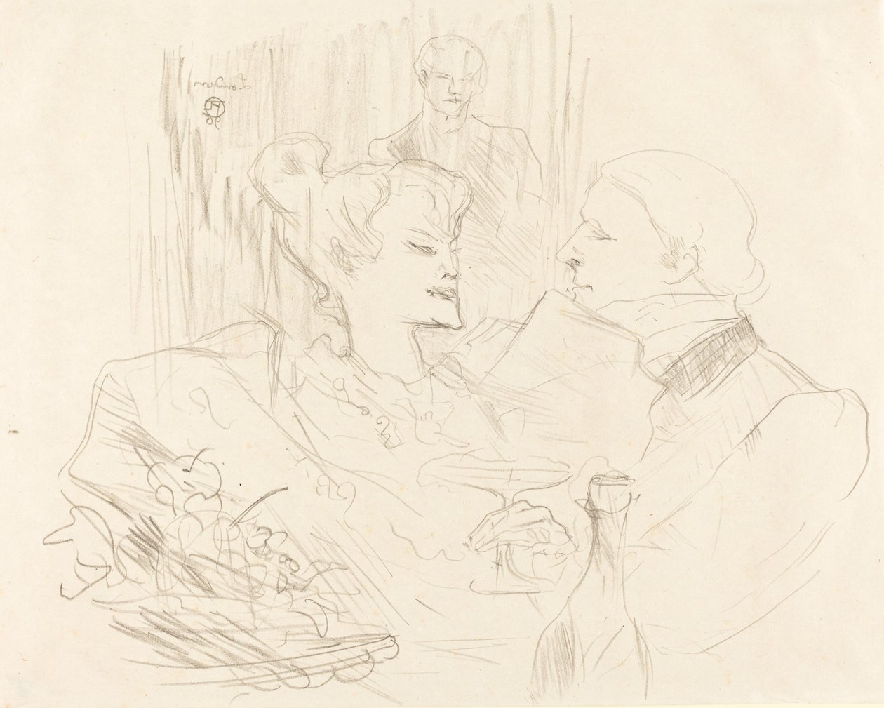 Illallinen Lontoossa tekijältä Henri de Toulouse Lautrec