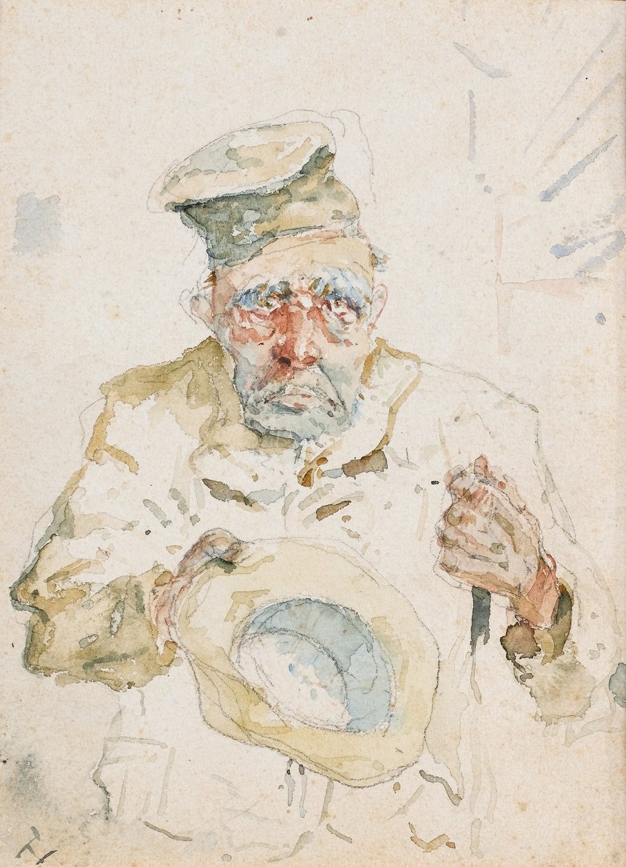 Albin kerjäläinen, noin 1880 tekijältä Henri de Toulouse Lautrec