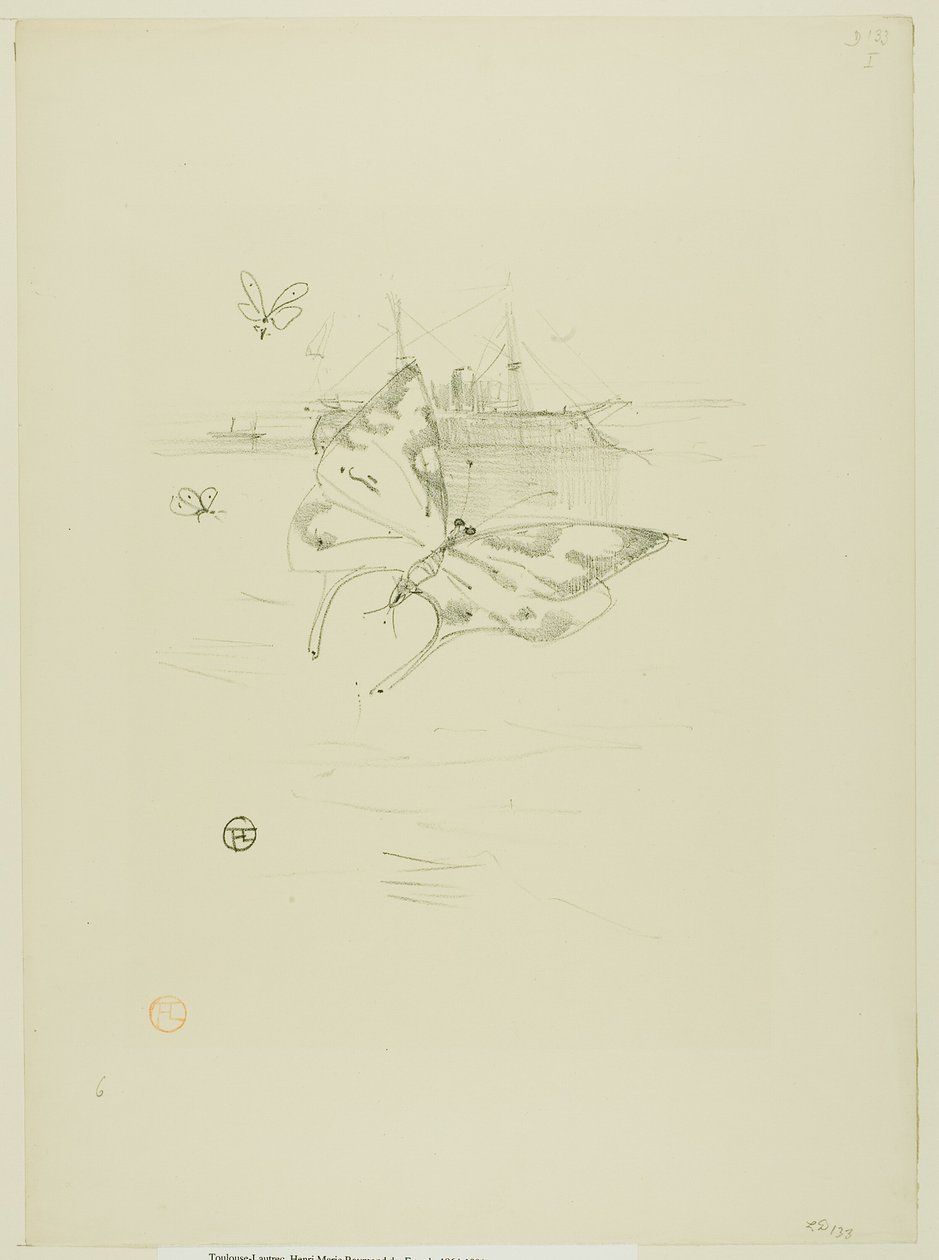 Perhoset, Désiré Dihaun Melodioista tekijältä Henri de Toulouse Lautrec