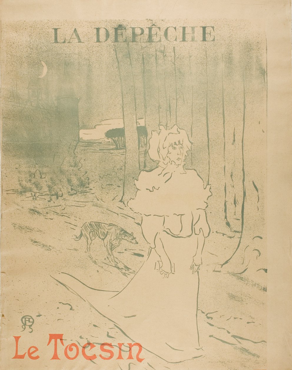 Chatelaine eli "Le Tocsin". tekijältä Henri de Toulouse Lautrec