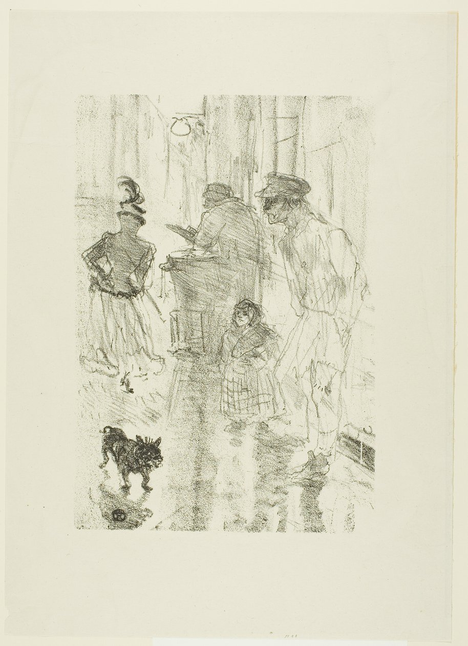 Kastanjan myyjä tekijältä Henri de Toulouse Lautrec