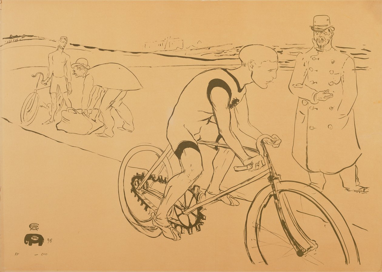 Huonekalut ja erilaiset esineet 1100- ja 1300-luvuilta tekijältä Henri de Toulouse Lautrec
