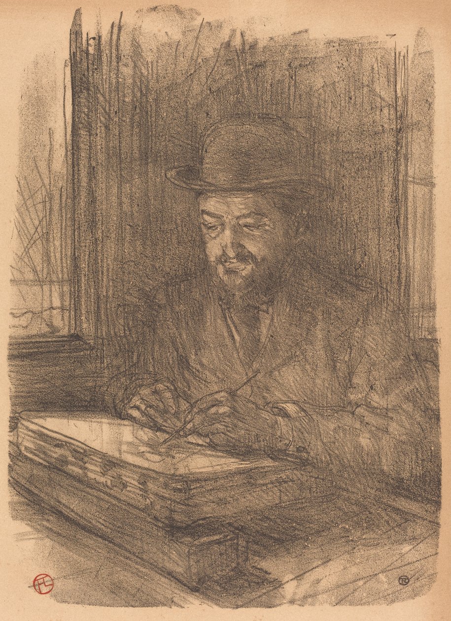 Taidegraafikko Adolphe Albert tekijältä Henri de Toulouse Lautrec