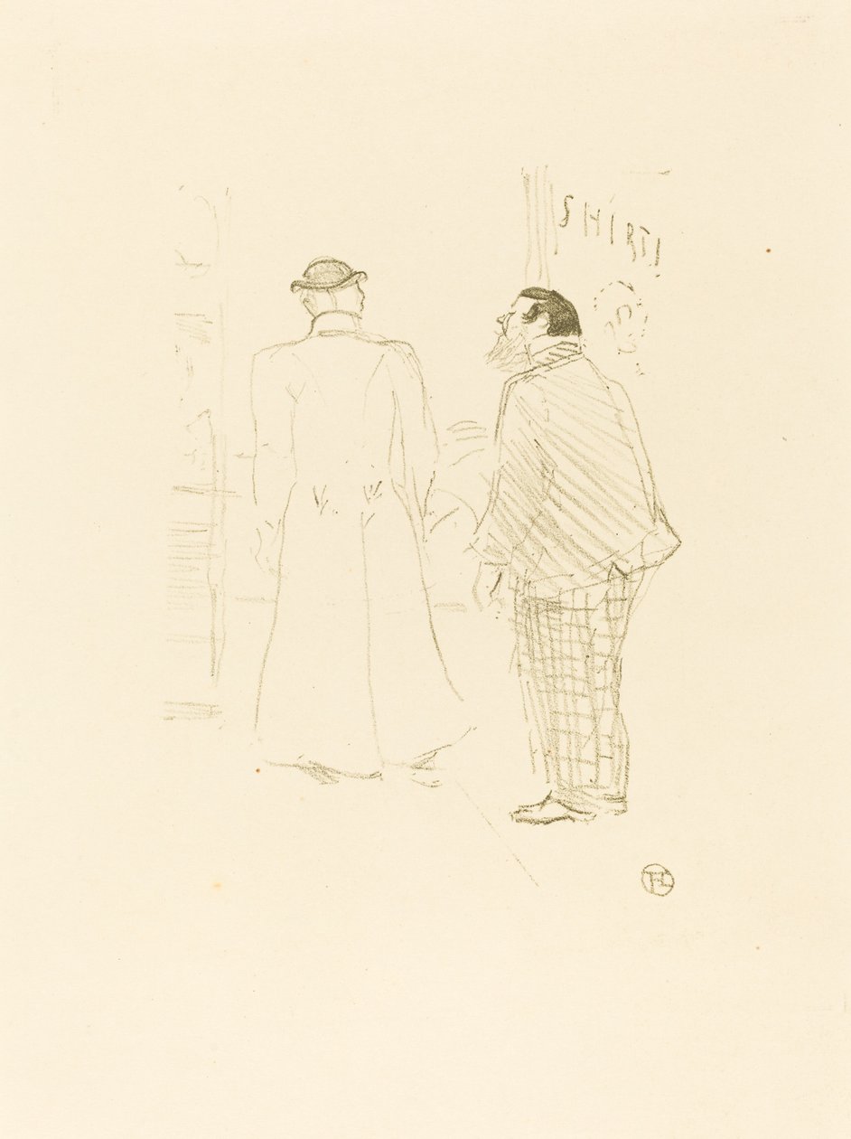 Jourdanin ja Brownin ensimmäinen myyjä tekijältä Henri de Toulouse Lautrec