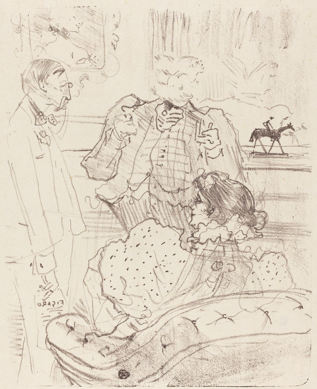 Forfeit La gage, 1897. tekijältä Henri de Toulouse Lautrec