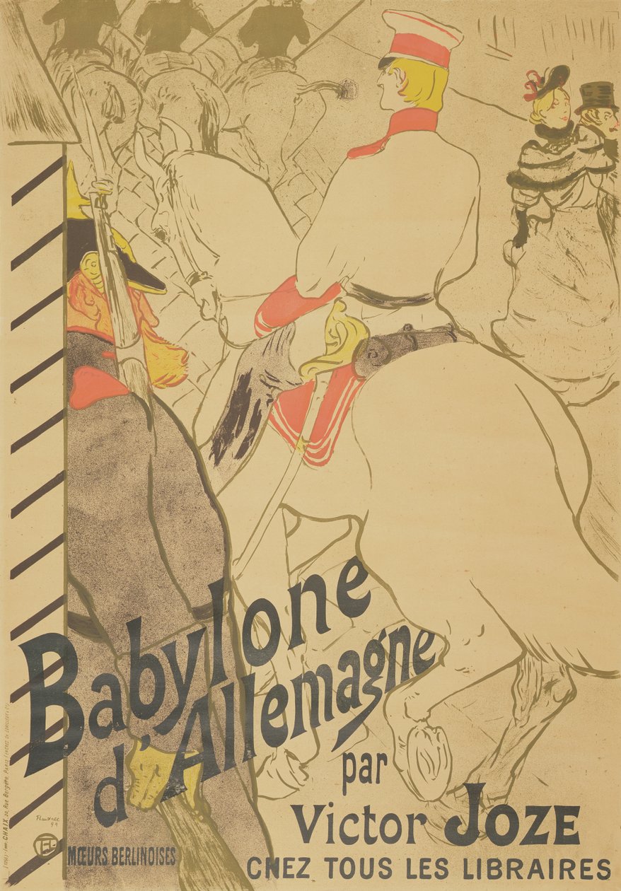 Huonekalut ja erilaiset esineet 1100- ja 1300-luvuilta tekijältä Henri de Toulouse Lautrec