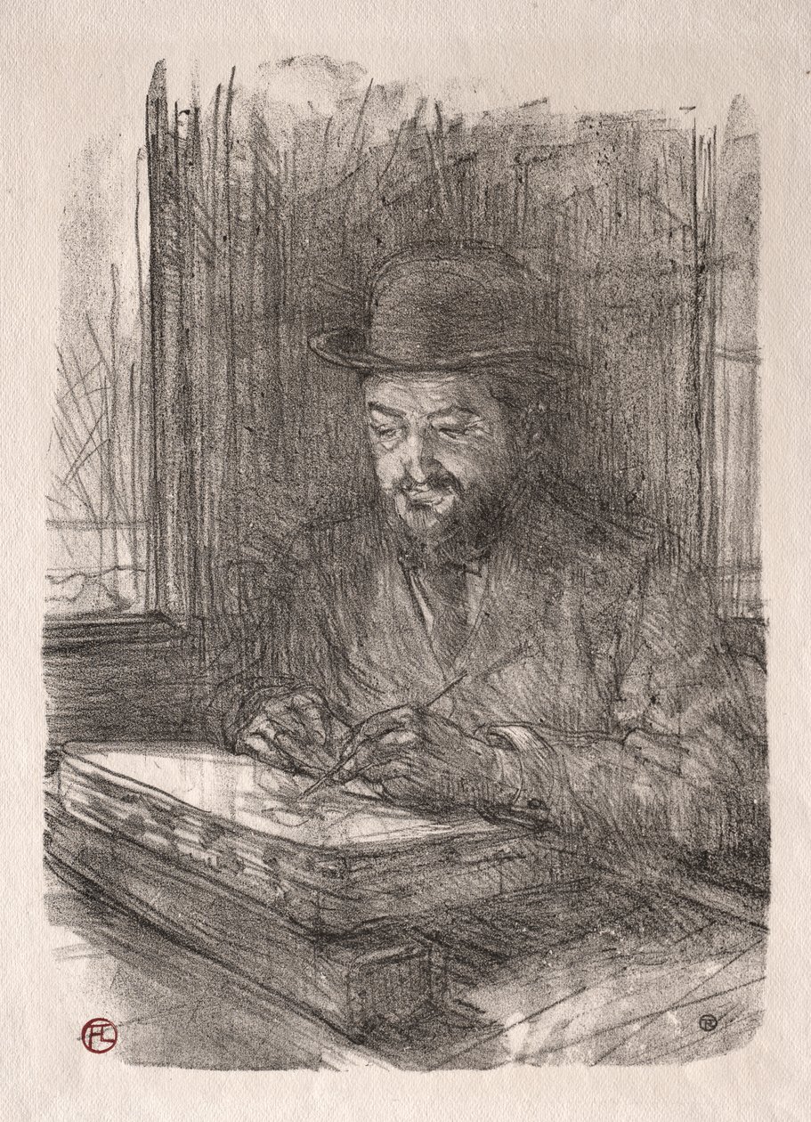 Hyvä litografi tekijältä Henri de Toulouse Lautrec