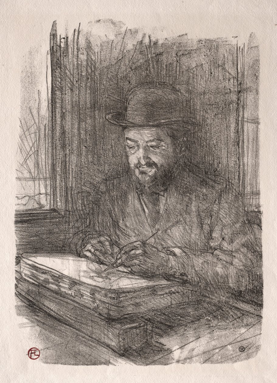 Hyvä litografi, 1898. tekijältä Henri de Toulouse Lautrec