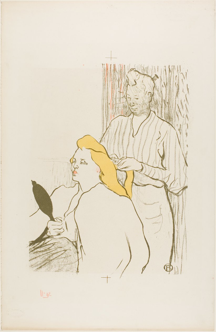Kampaaja, ohjelma Théâtre Librelle tekijältä Henri de Toulouse Lautrec