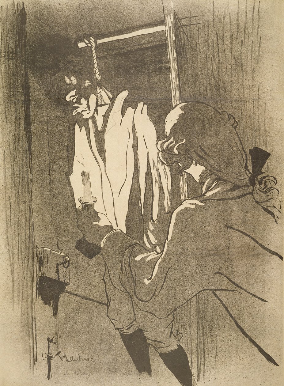 Huonekalut ja erilaiset esineet 1100- ja 1300-luvuilta tekijältä Henri de Toulouse Lautrec
