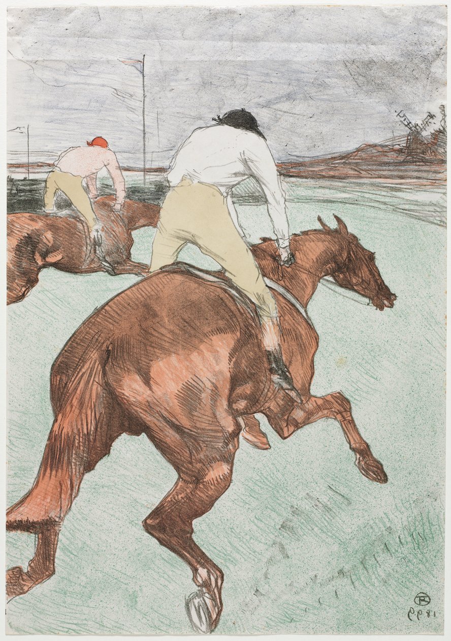 Jockey tekijältä Henri de Toulouse Lautrec