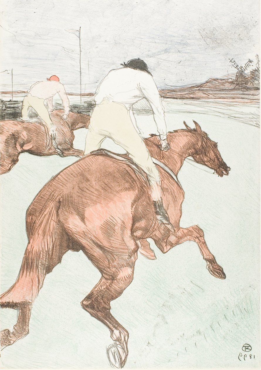 Jockey tekijältä Henri de Toulouse Lautrec