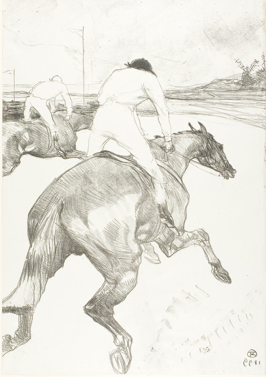 Jockey tekijältä Henri de Toulouse Lautrec