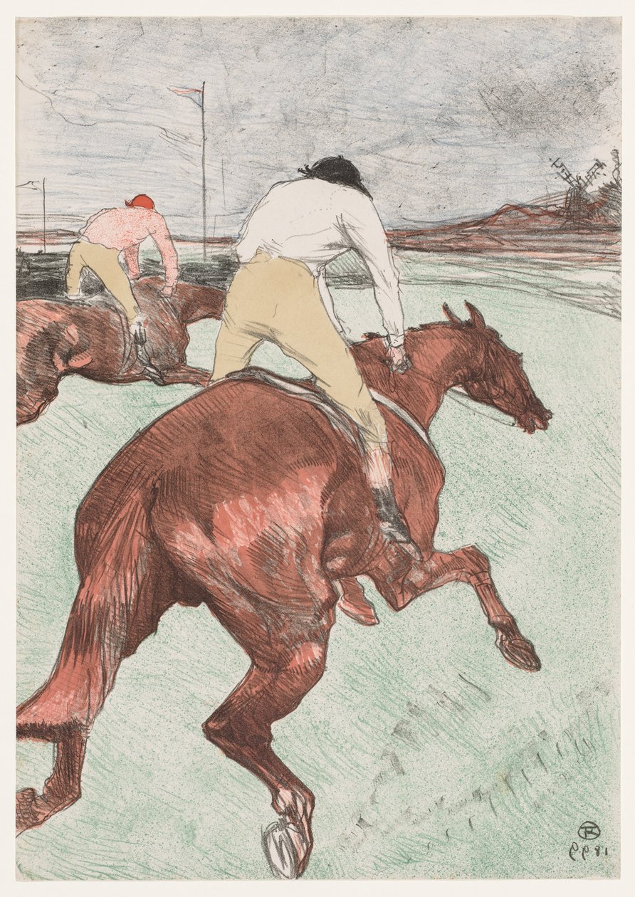 Jockey tekijältä Henri de Toulouse Lautrec