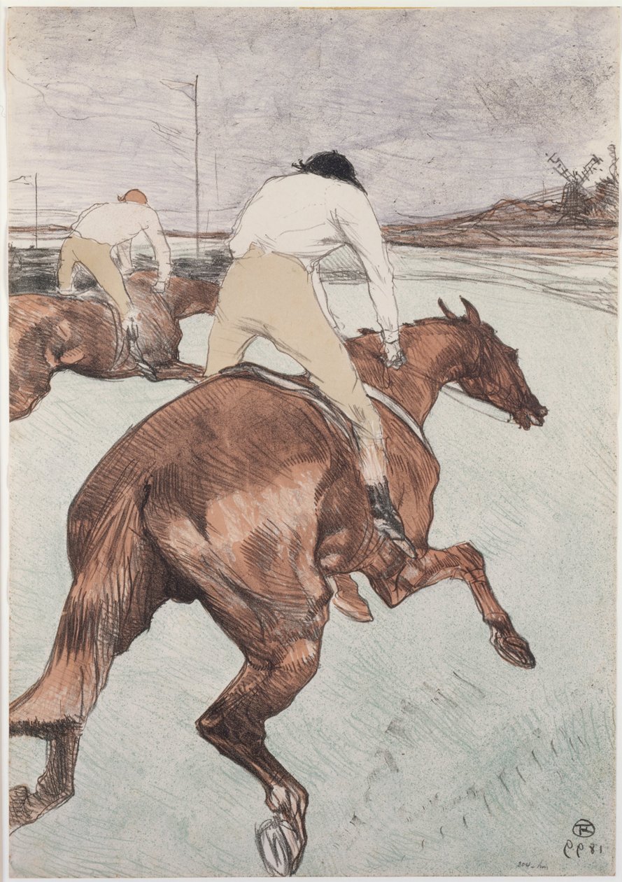 Jockey tekijältä Henri de Toulouse Lautrec
