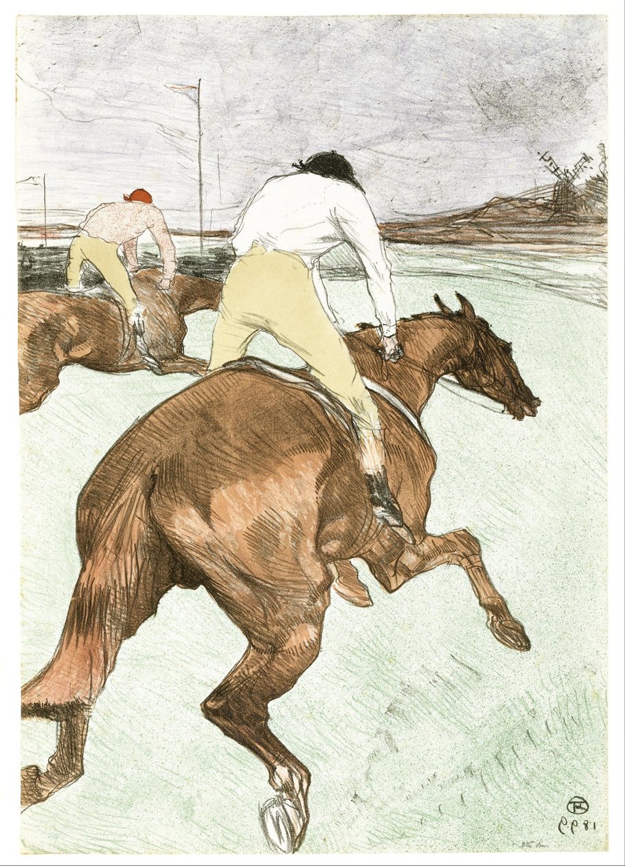 Jockey tekijältä Henri de Toulouse Lautrec