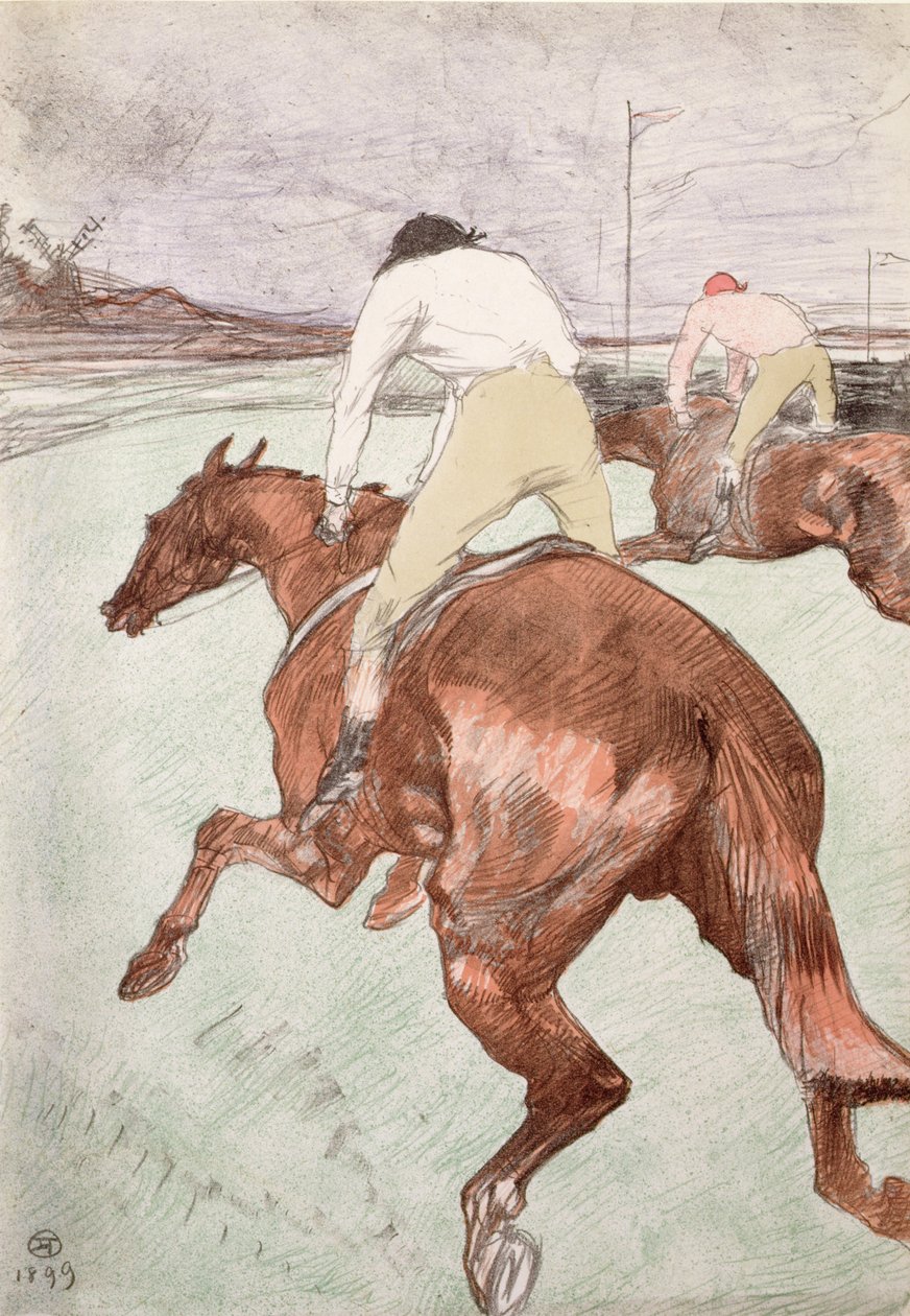 Jockey tekijältä Henri de Toulouse Lautrec