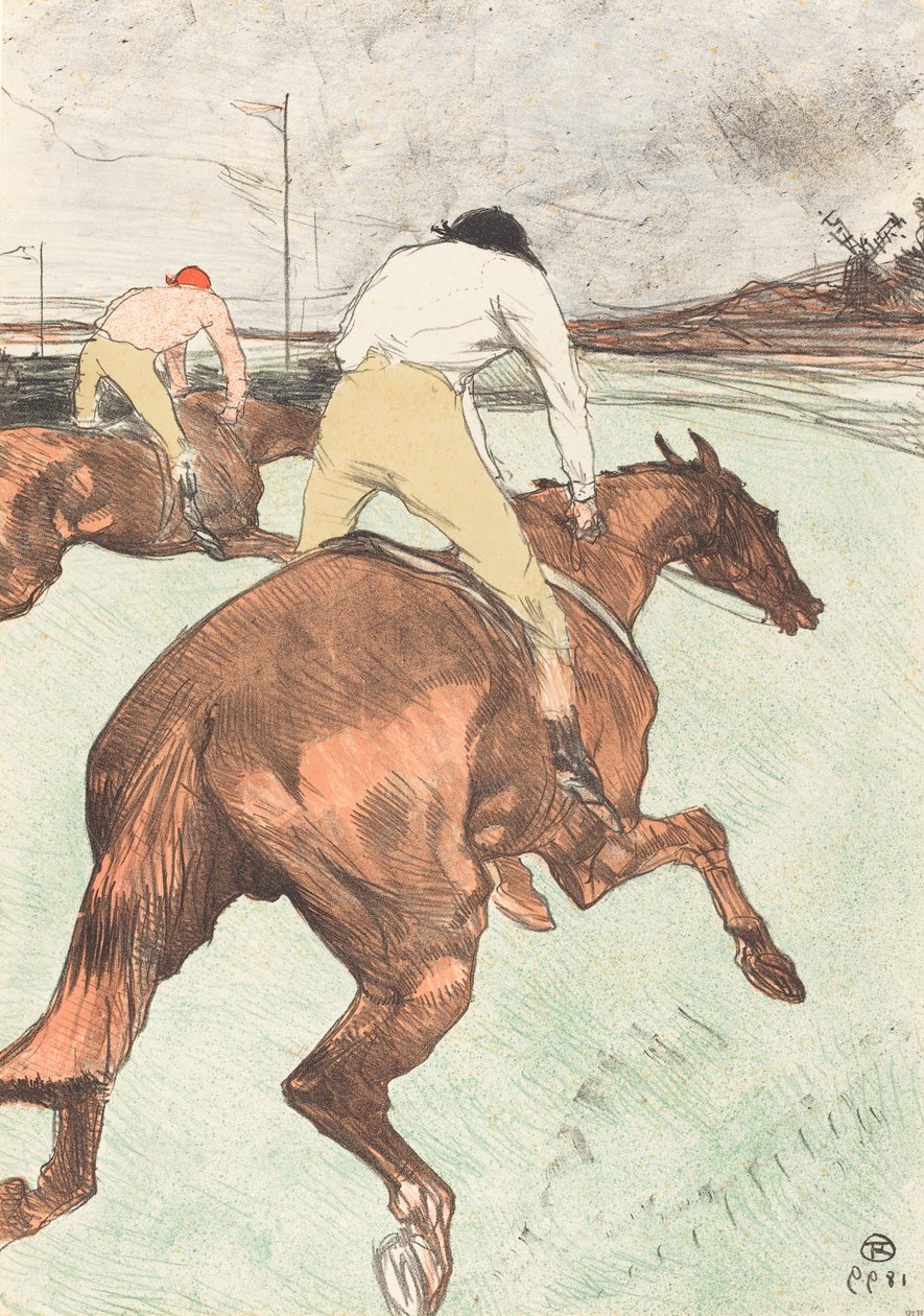 Jockey Le jockey, 1899. tekijältä Henri de Toulouse Lautrec