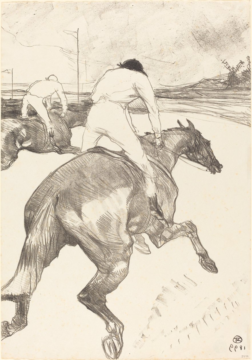 Jockey Le jockey, 1899. tekijältä Henri de Toulouse Lautrec