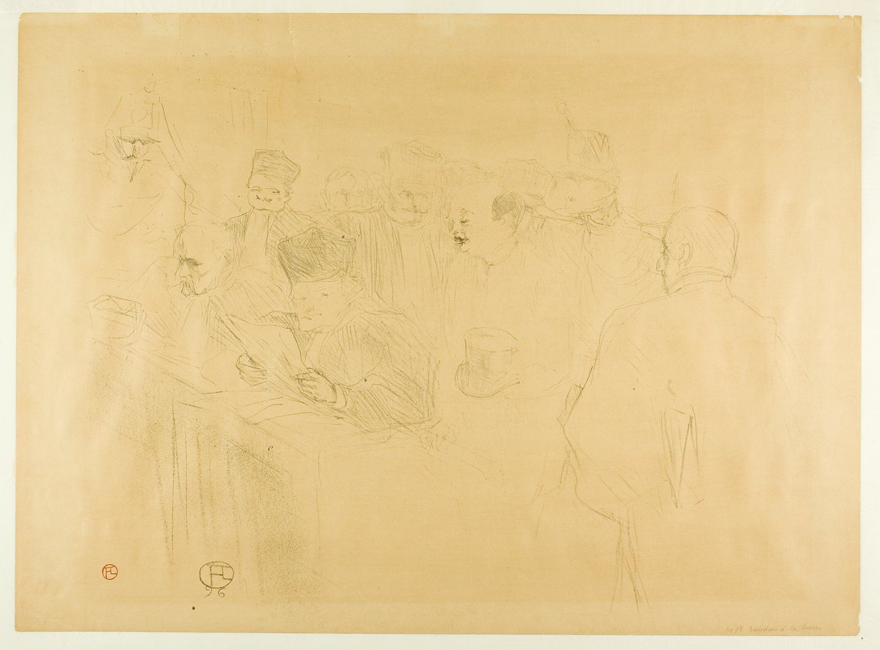 Lebaudyn oikeudenkäynti, Mademoiselle Marsy todistaa tekijältä Henri de Toulouse Lautrec