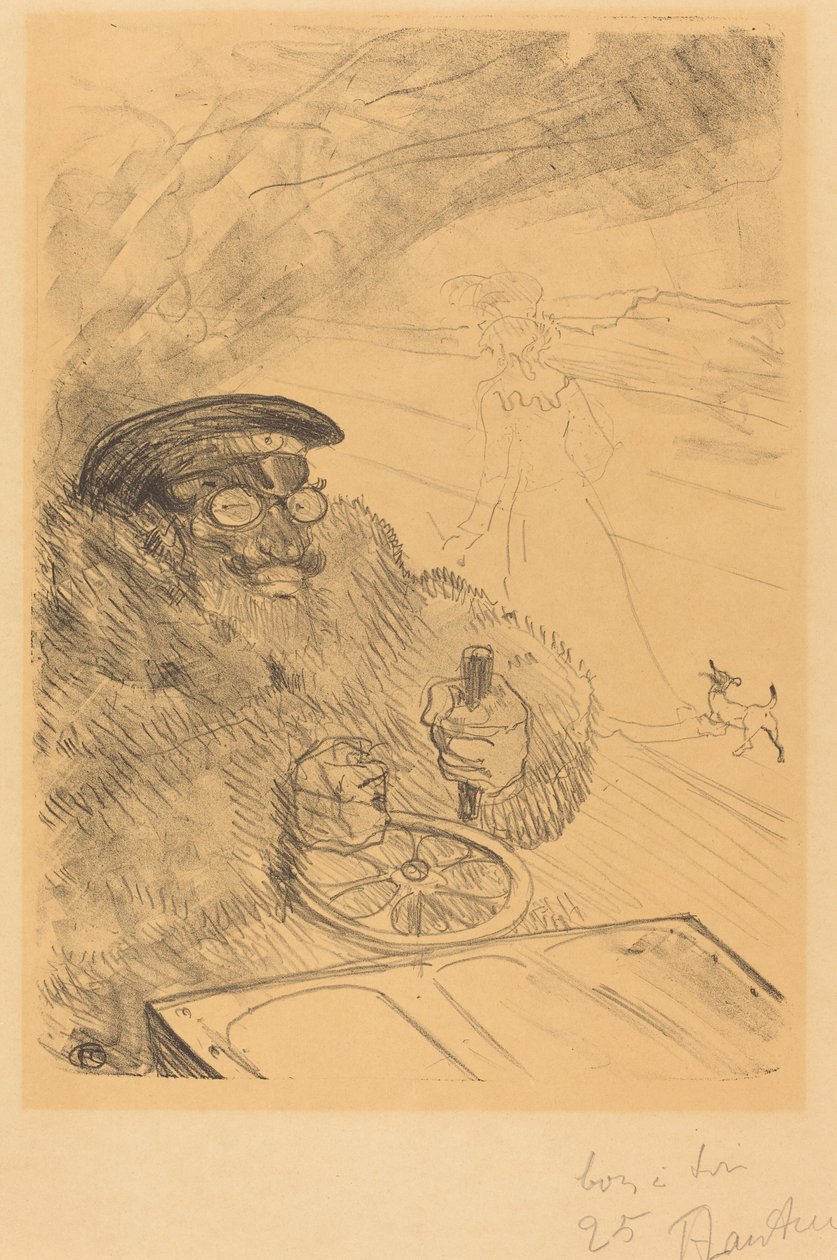 Autoilija, 1896. tekijältä Henri de Toulouse Lautrec
