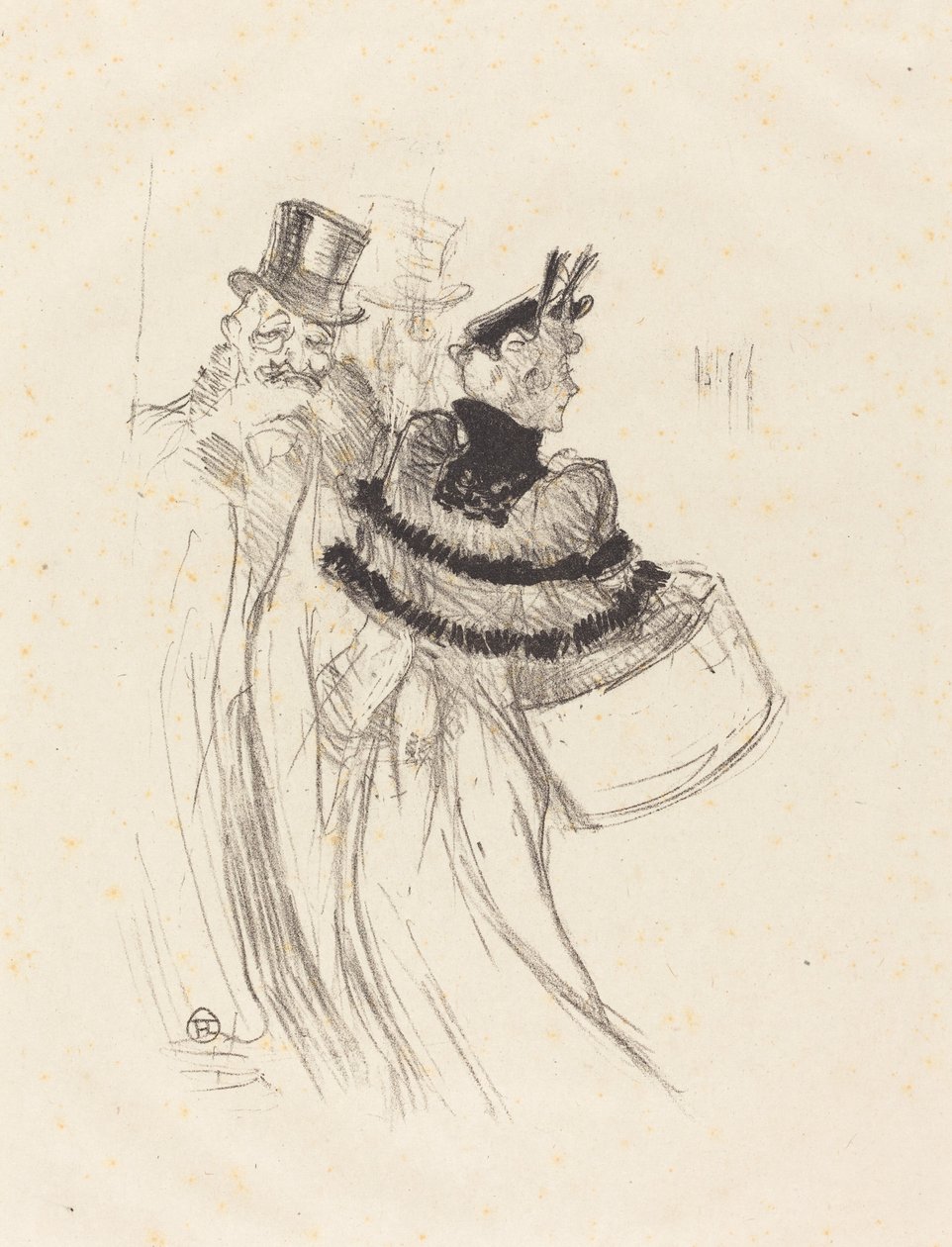 Vanhat herrat tekijältä Henri de Toulouse Lautrec
