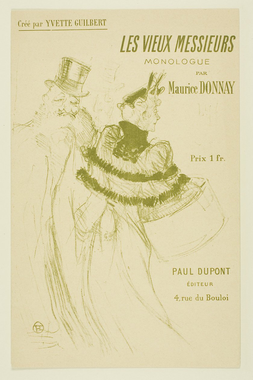 Vanhat herrat tekijältä Henri de Toulouse Lautrec