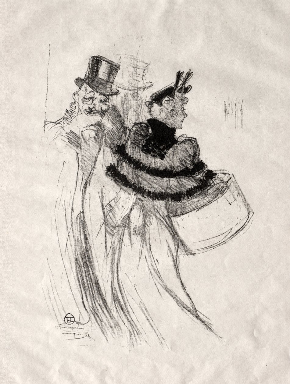 Vanhat herrat tekijältä Henri de Toulouse Lautrec