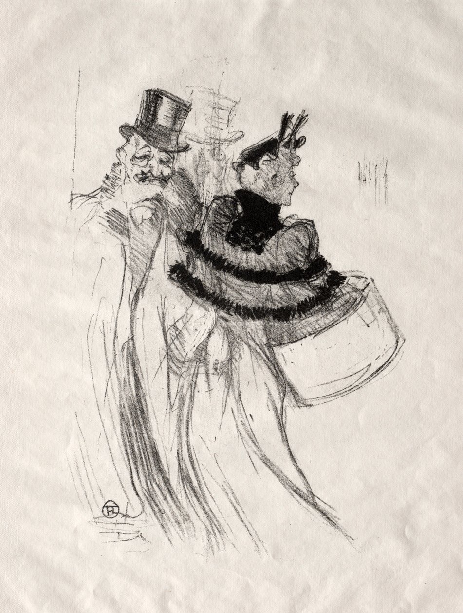 Vanhat herrat, 1894. tekijältä Henri de Toulouse Lautrec