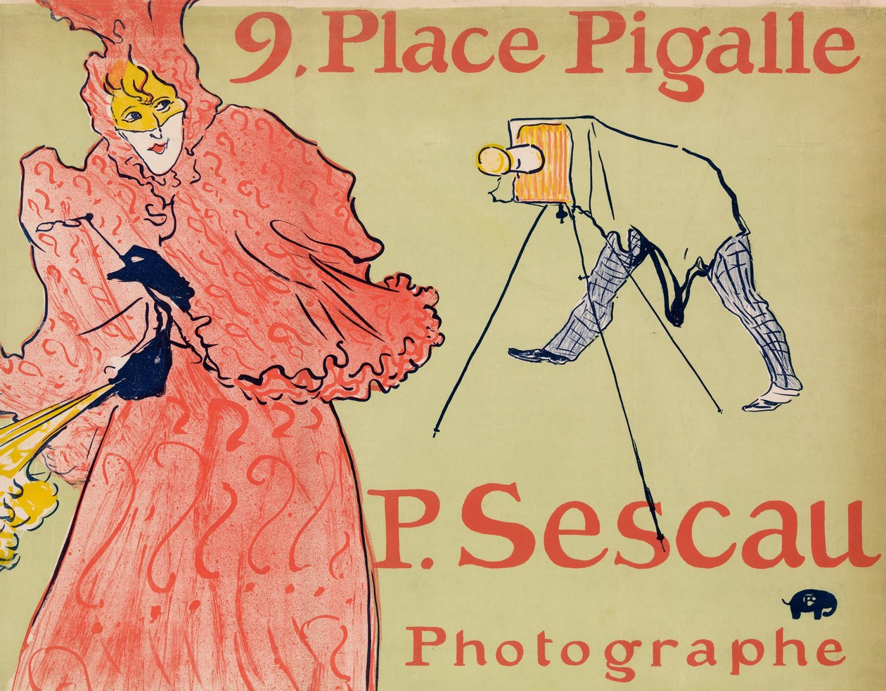 Valokuvaaja Sescau Valokuvaaja Sescau, 1894, 1894. tekijältä Henri de Toulouse Lautrec
