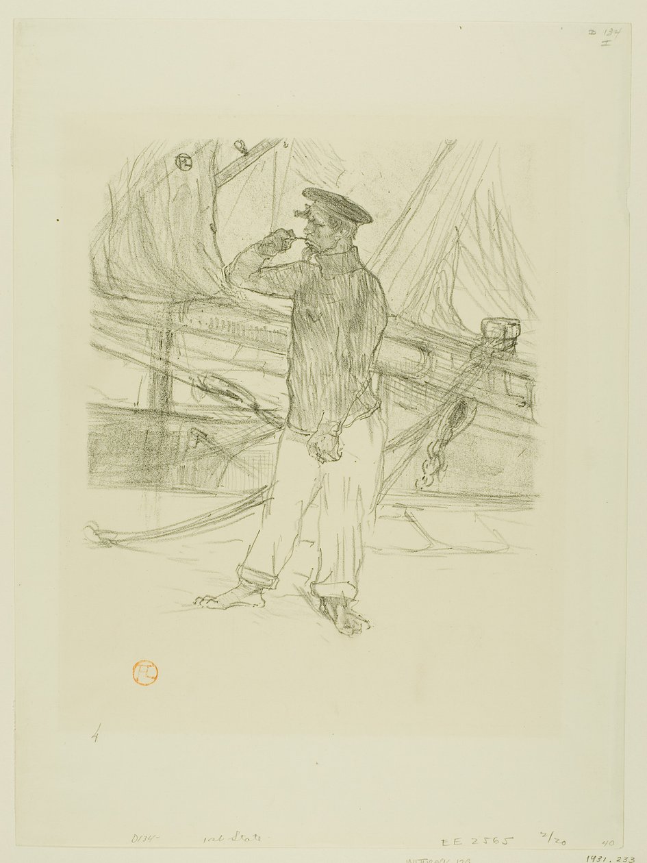 Savustettu silli, Désiré Dihaun Melodioista tekijältä Henri de Toulouse Lautrec