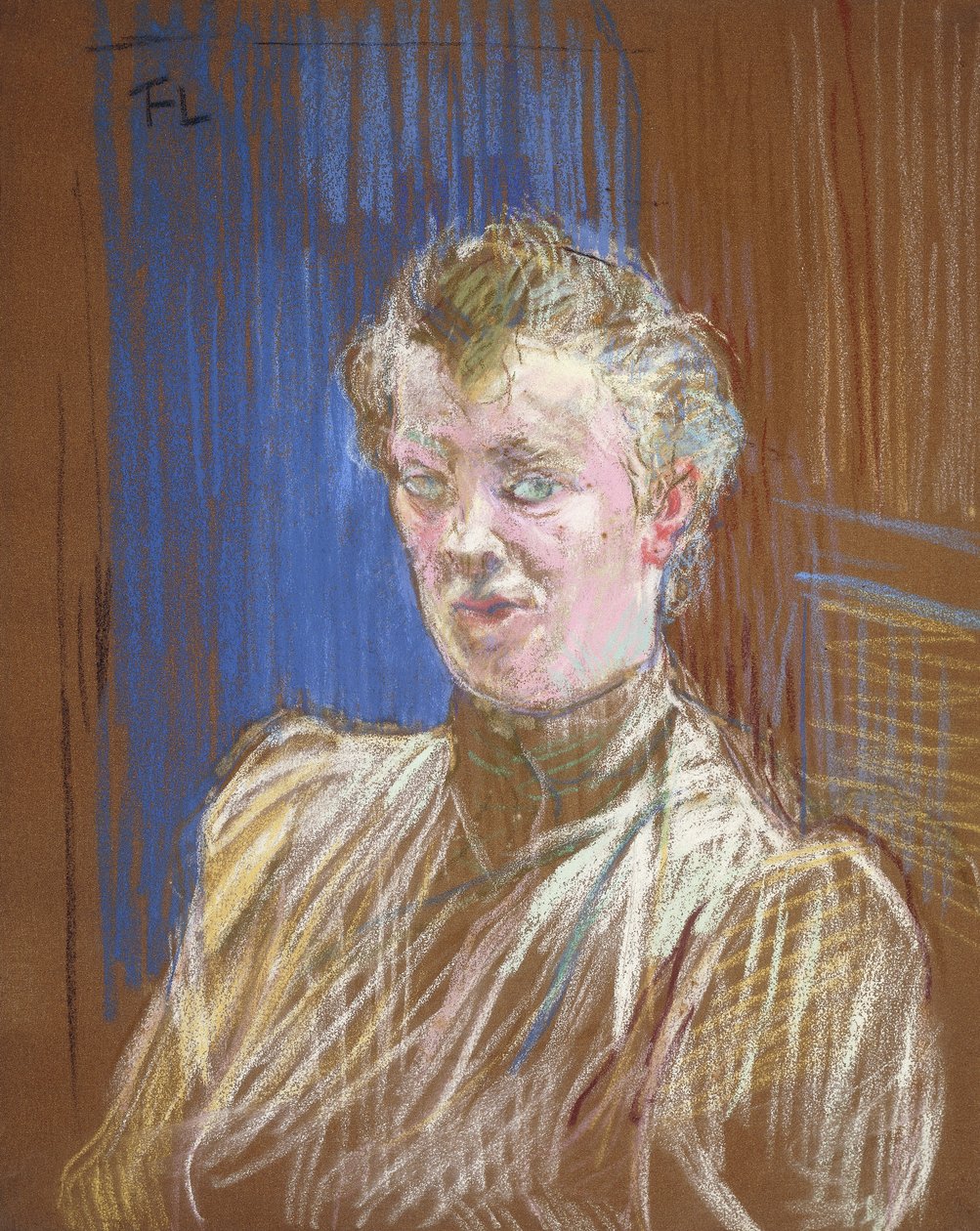 Kivinen Gabrielle; Kivinen Gabrielle, 1893 tekijältä Henri de Toulouse Lautrec
